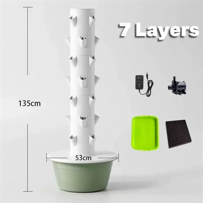 4 holes hydroponic towers