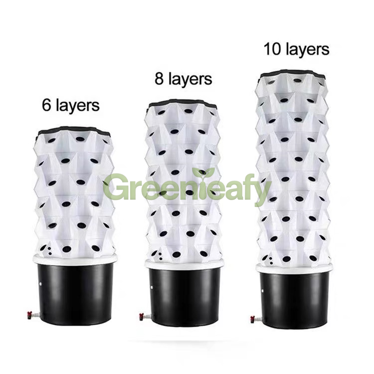 Rotating hydroponic tower garden system for indoor and outdoor growing