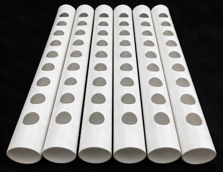 Round pipe NFT hydroponic system for vegetable growing