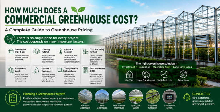 How Much Does a Commercial Greenhouse Cost? A Complete Guide to Greenhouse Pricing