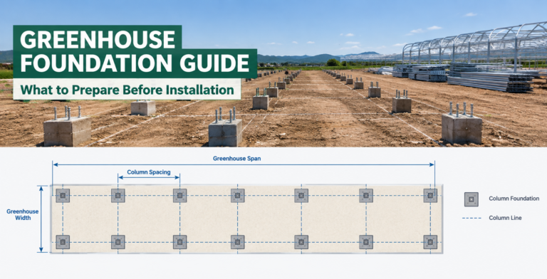 Greenhouse Foundation Guide: What to Prepare Before Installation